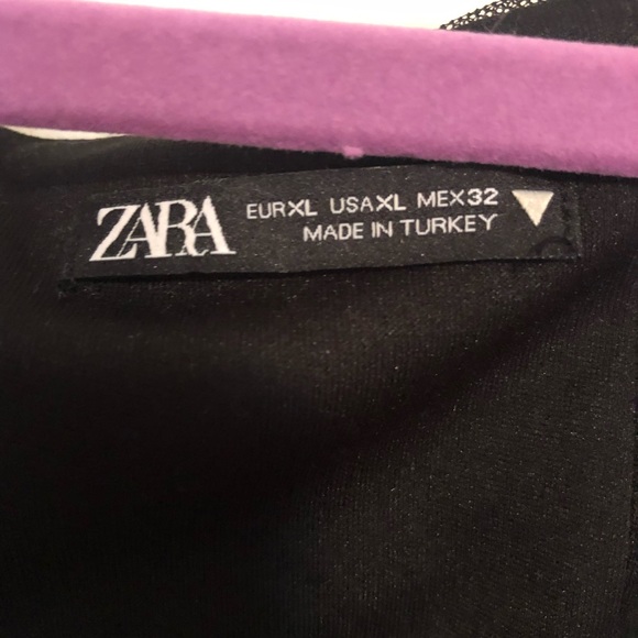 Zara Polkadot Ruched Dress - Picture 5 of 9